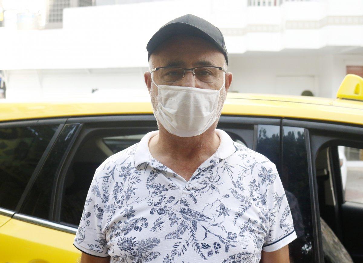 Antalya'da taksici 750 bin lira vurgun yaptı