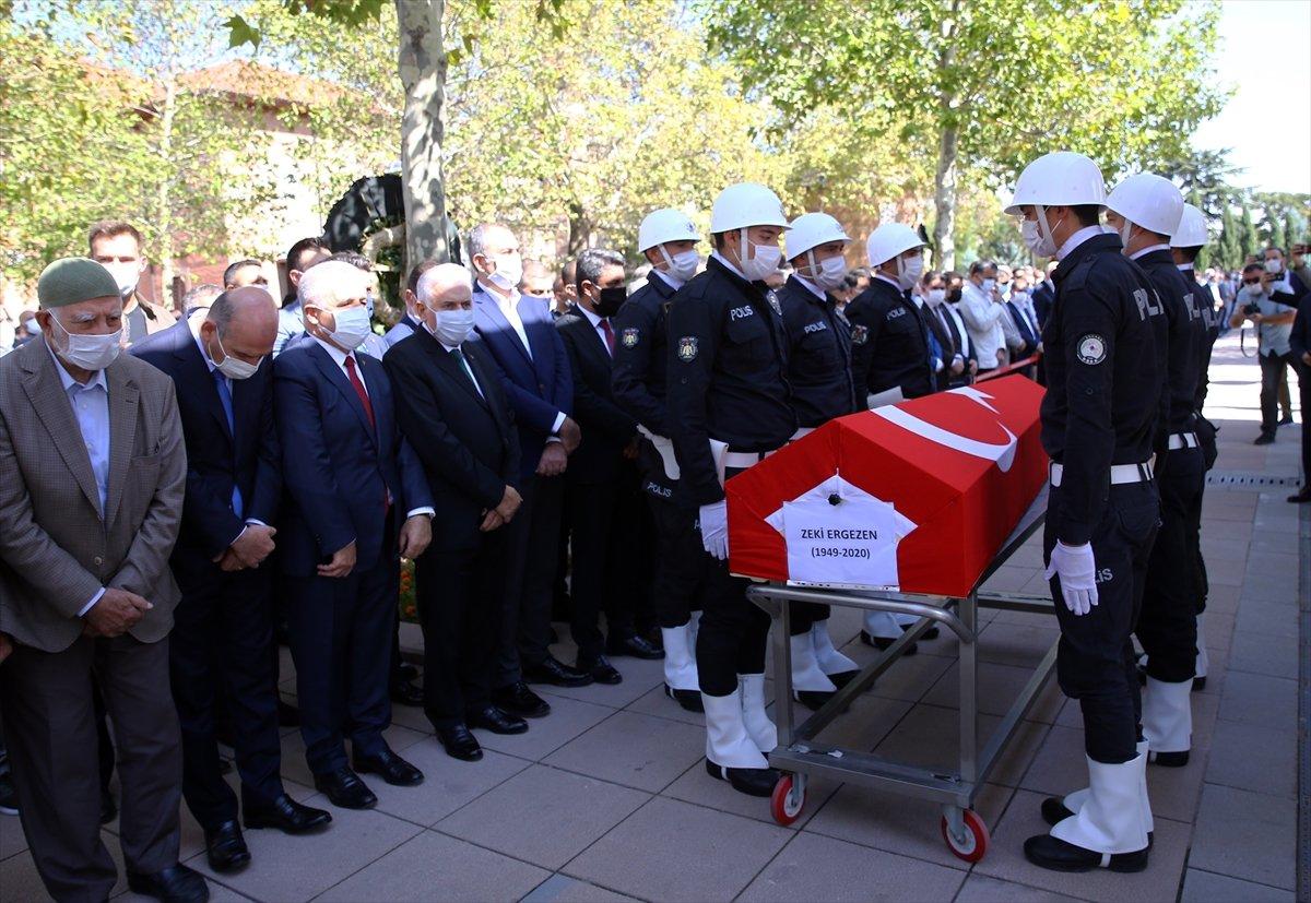 Zeki Ergezen için cenaze töreni düzenlendi