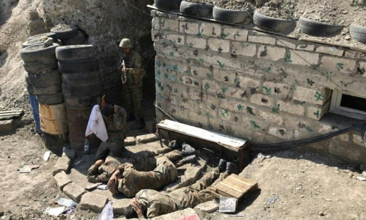 Azerbaycan ordusuna teslim olan Ermeni askerler