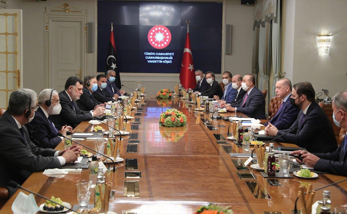 Cumhurbaşkanı Erdoğan, Serrac'ı kabul etti