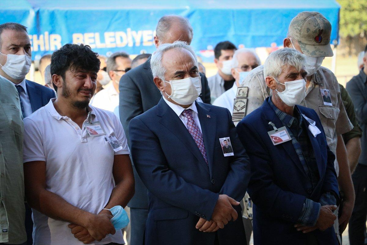 Hatay'da Şehit Jandarma Uzman Çavuş Hüseyin Yırtıcı, son yolculuğuna uğurlandı