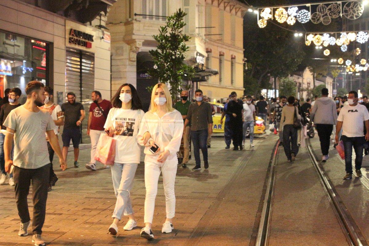 Taksim ve Ortaköy’de koronavirüs unutuldu