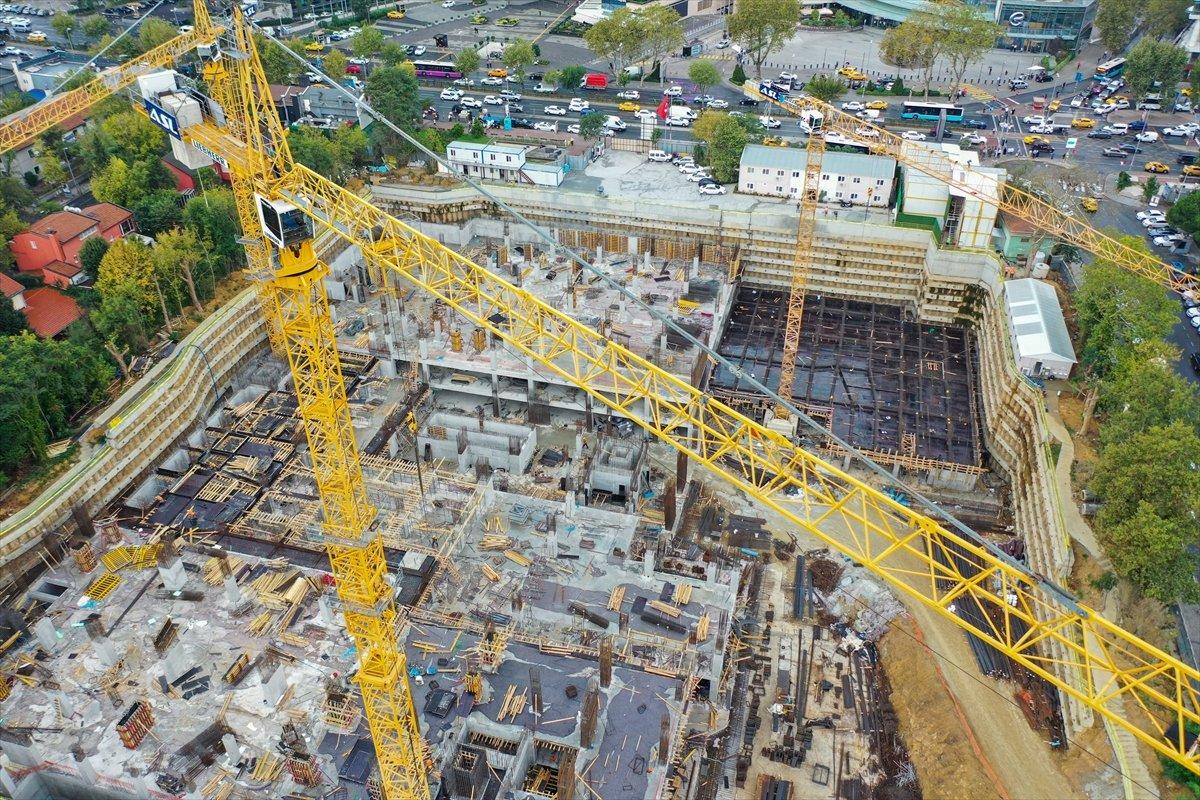 Levent'te inşa edilen Barbaros Hayrettin Paşa Camii, 2,5 yıl sonra ibadete açılacak