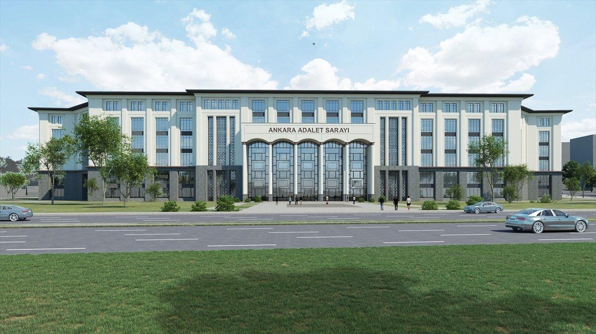 Adalet Bakanı Abdulhamit Gül, Ankara'ya yapılacak Adalet Sarayı'nın görsellerini paylaştı