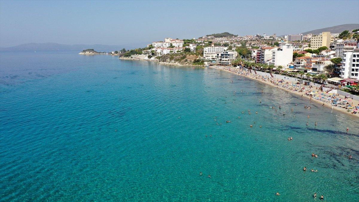 Ekim sıcakları tatilcilere yaradı