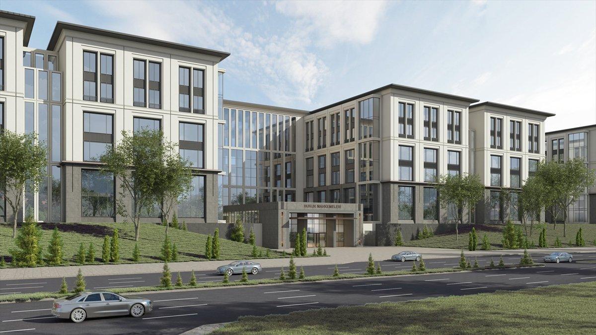 Adalet Bakanı Abdulhamit Gül, Ankara'ya yapılacak Adalet Sarayı'nın görsellerini paylaştı