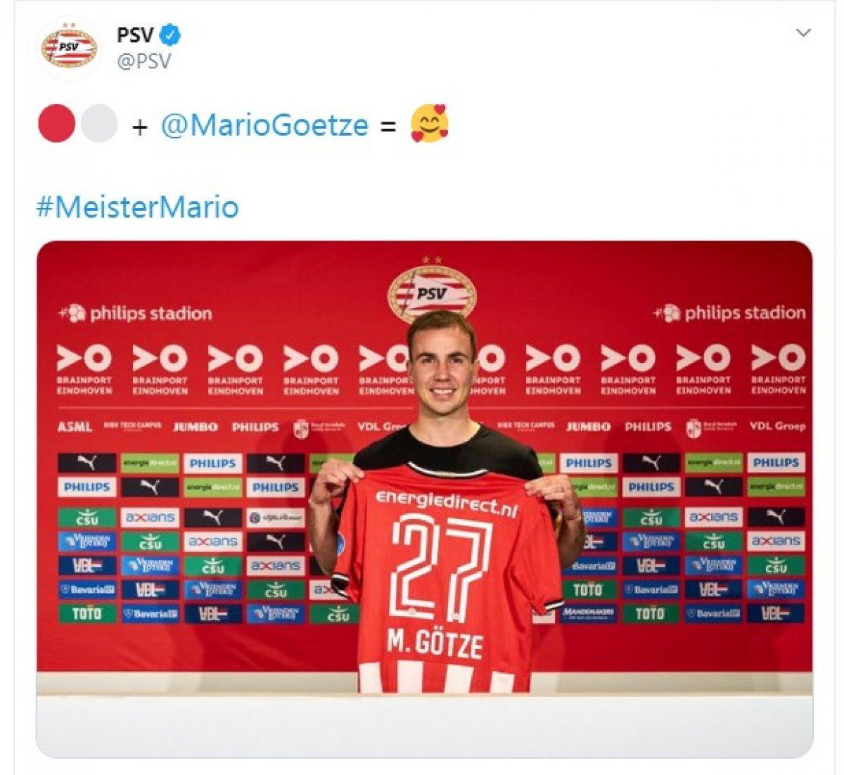 Mario Götze PSV'de