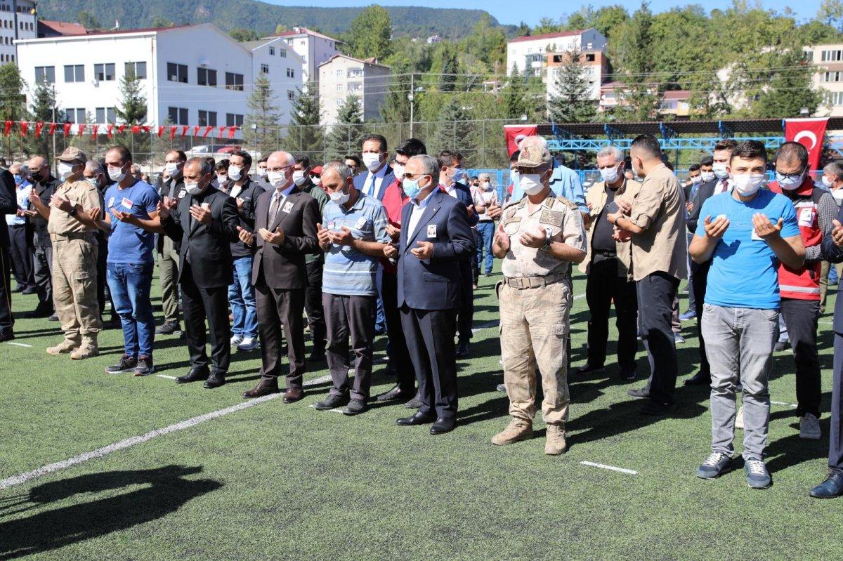 Kocaeli’deki kazada şehit olan Orkun Eyice, memleketinde son yolculuğuna uğurlandı