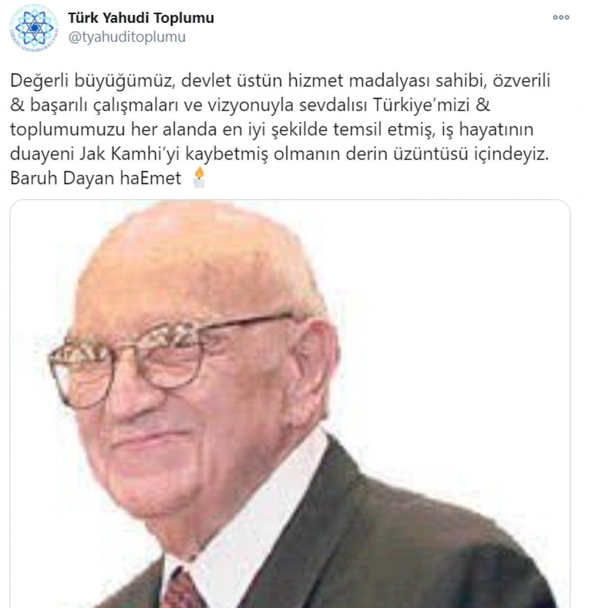 İş insanı Jak Kamhi hayatını kaybetti