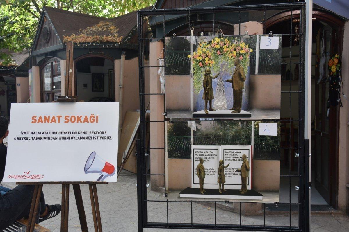 İzmit Belediyesi'nde heykel referandumu heyecanı
