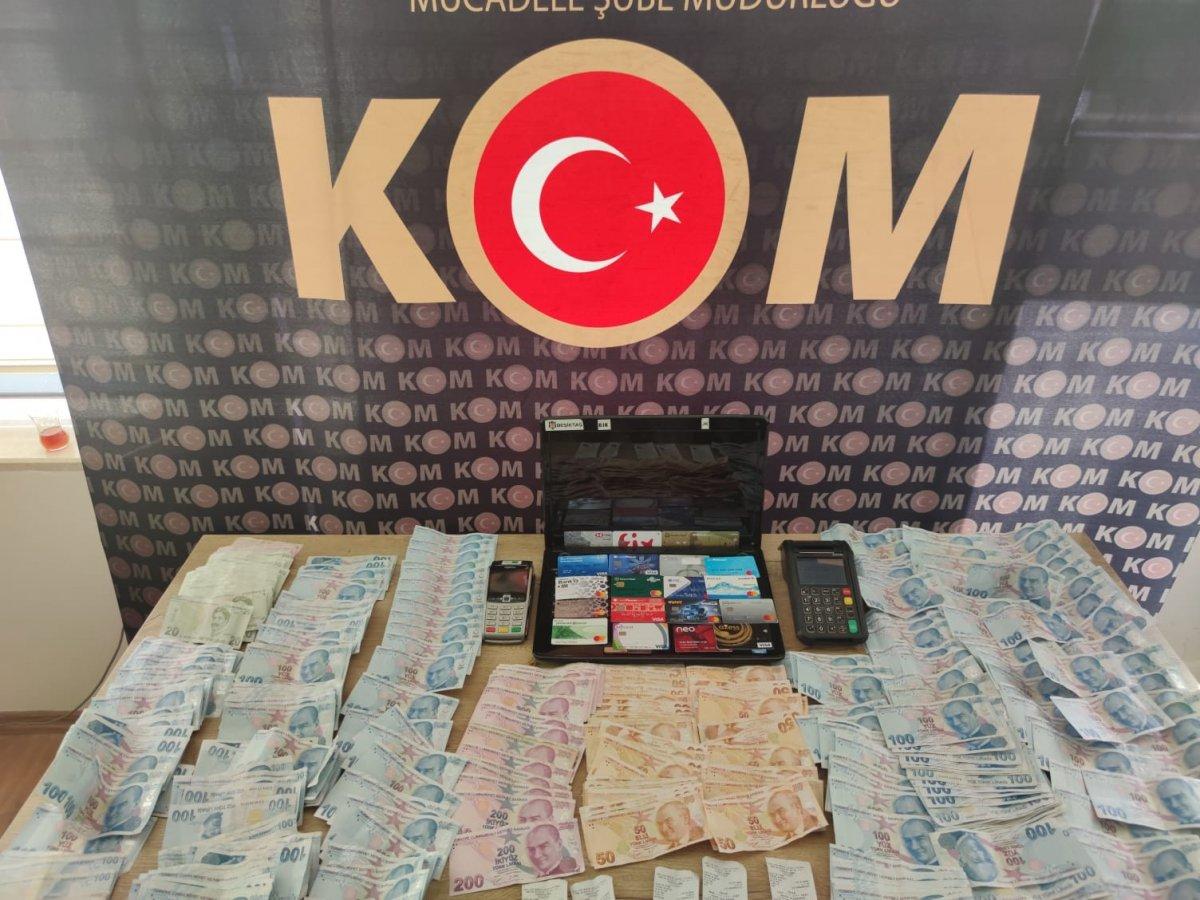 Kahramanmaraş'ta sanal tefeciye baskın yapıldı