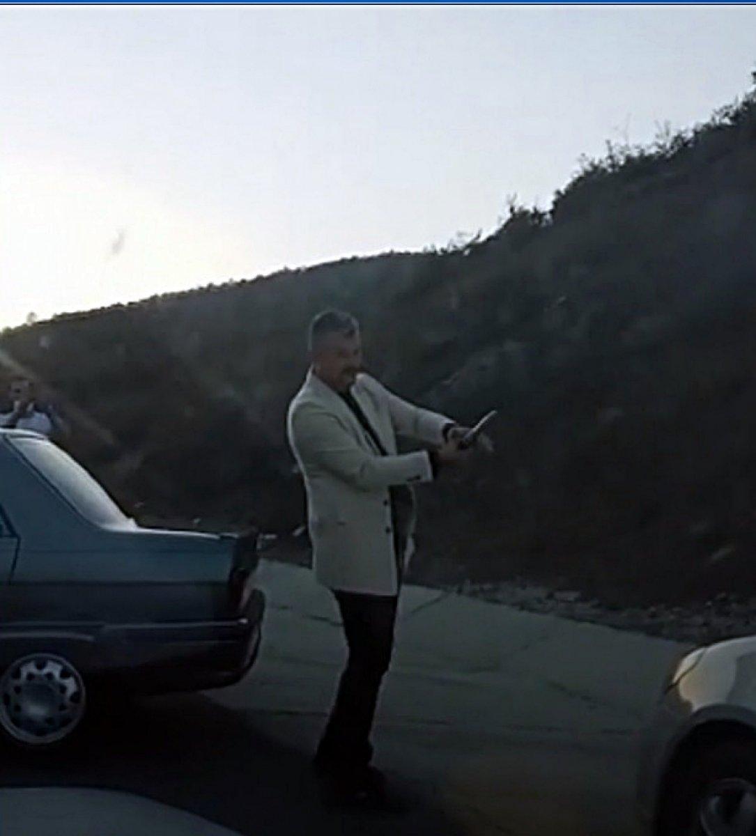 Düzce'de düğün magandası kamerada