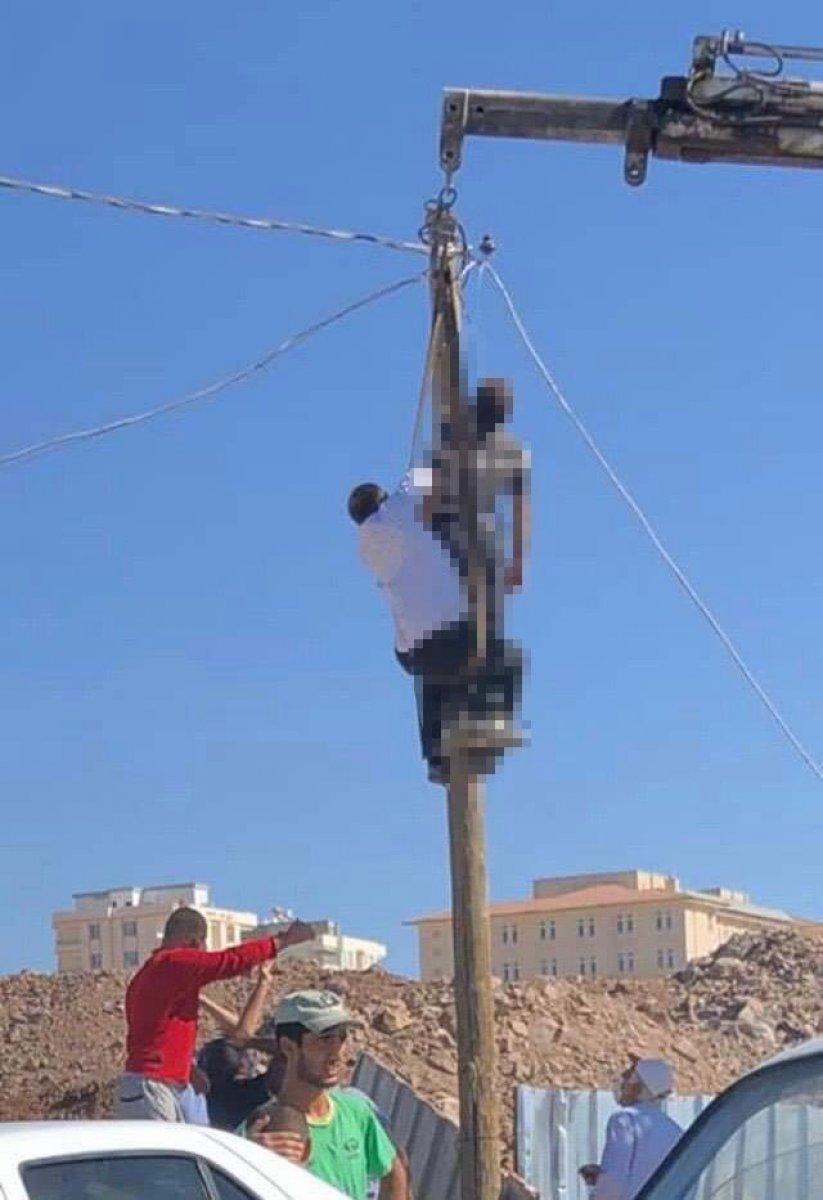 Şanlıurfa'da kaçak elektrik için direğe çıkan adam, akıma kapılarak öldü