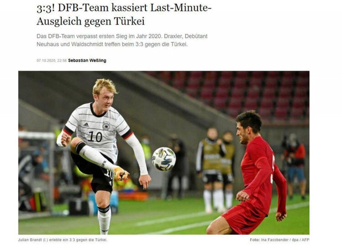 Alman basınındaki Almanya-Türkiye maçı manşetleri