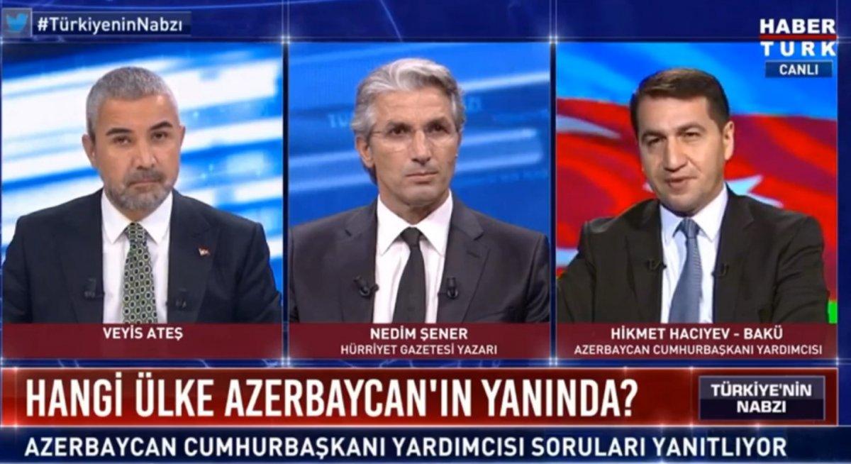 Hikmet Hacıyev: Türkiye'nin masada olması bizim için olmazsa olmaz