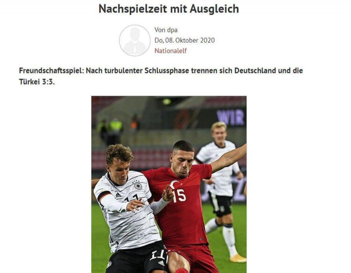 Alman basınındaki Almanya-Türkiye maçı manşetleri