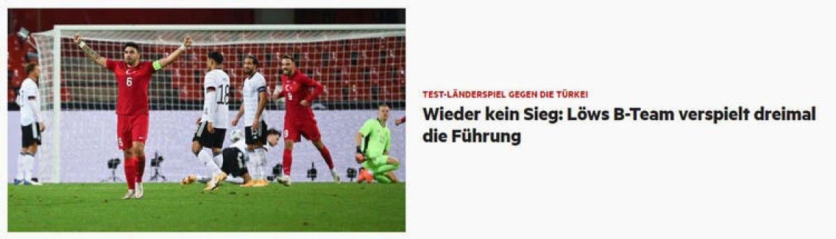 Alman basınındaki Almanya-Türkiye maçı manşetleri