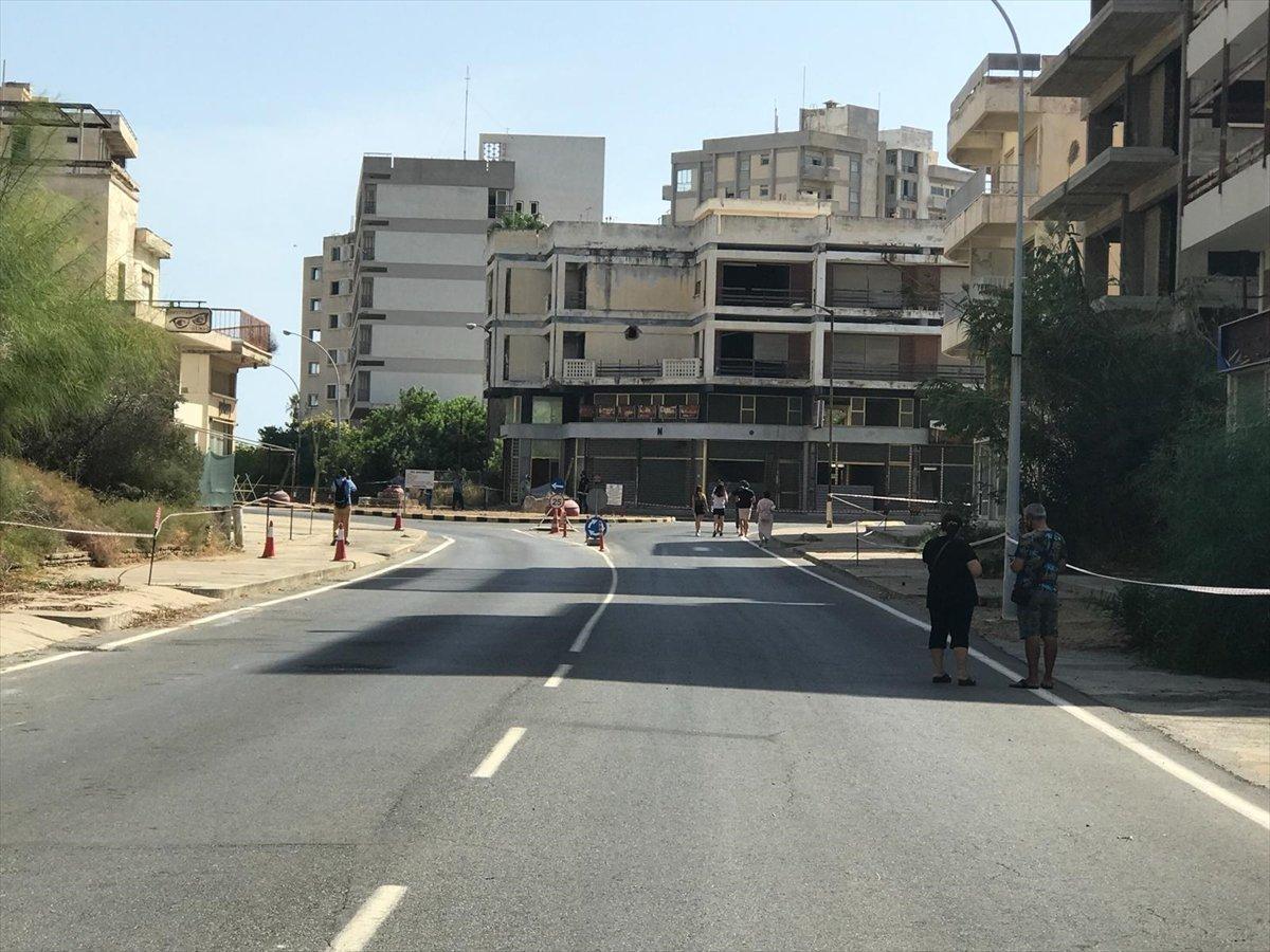 46 yıldır kapalı olan Maraş sahili açıldı