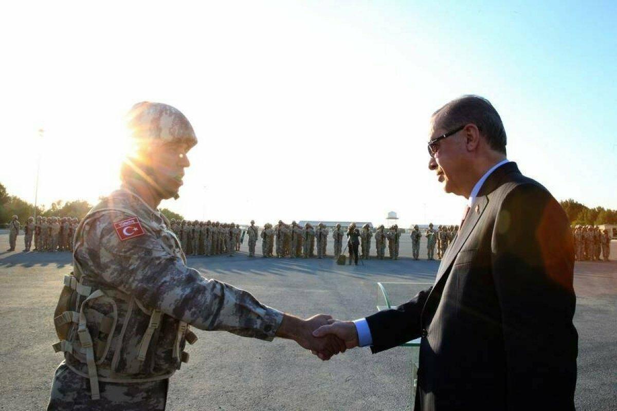 Cumhurbaşkanı Erdoğan: Türk askerinin Körfez'deki mevcudiyetinden rahatsız olmayın