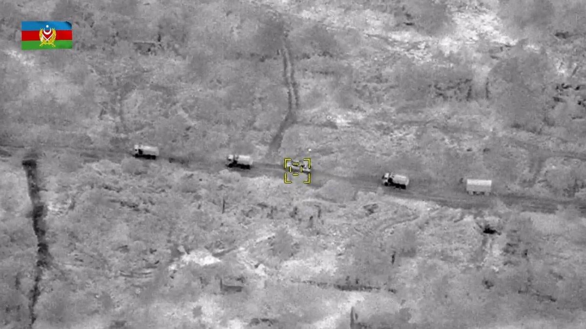 Azerbaycan birlikleri, Ermeni zırhlılarını vurdu