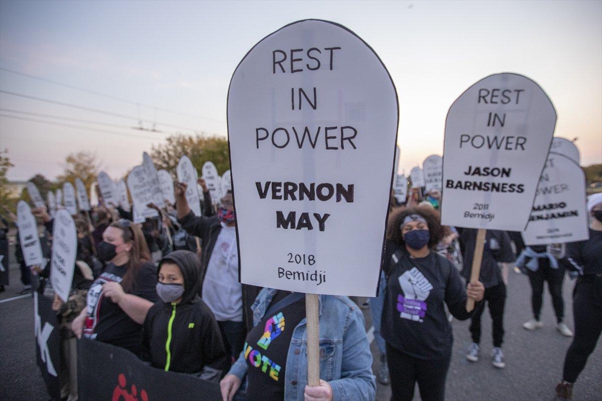 George Floyd'u öldüren polisin serbest bırakılması protesto edildi