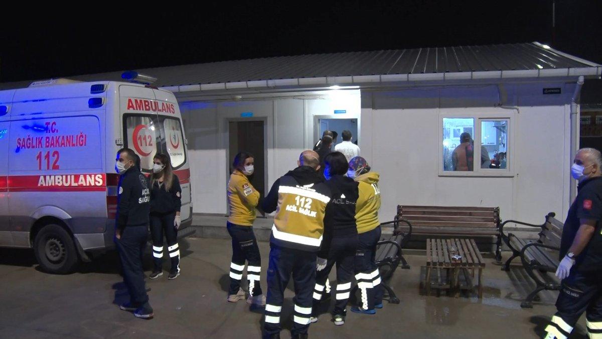 Samatya açıklarında balıkçı teknesi alabora oldu