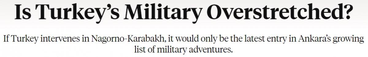 Foreign Policy'den Türk askeri varlığı haritası