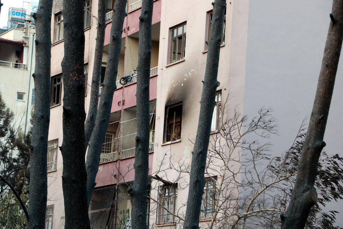 Hatay'da yangın sonrası ortaya çıkan acı manzaralar