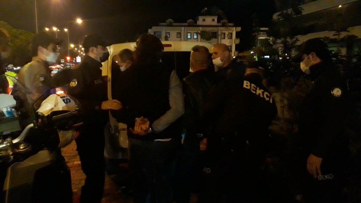 Samsun'da alkollü şahıslar polise zor anlar yaşattı