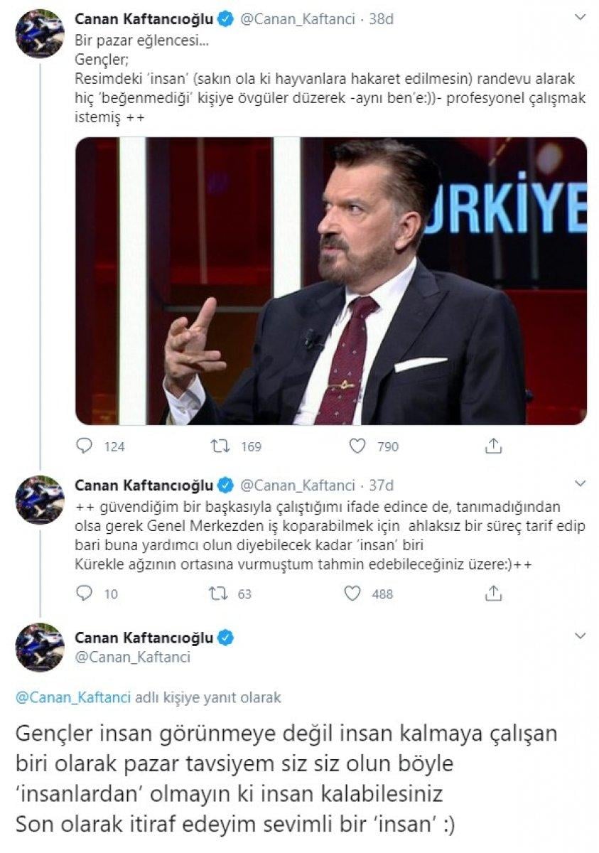 Hakan Bayrakçı, Canan Kaftancıoğlu'na ateş püskürdü