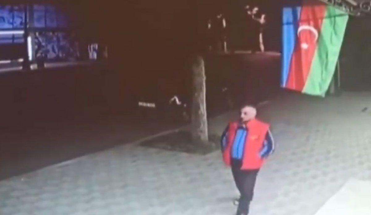 Ermenistan'ın Gence'ye düzenlediği füze saldırısının görüntüleri