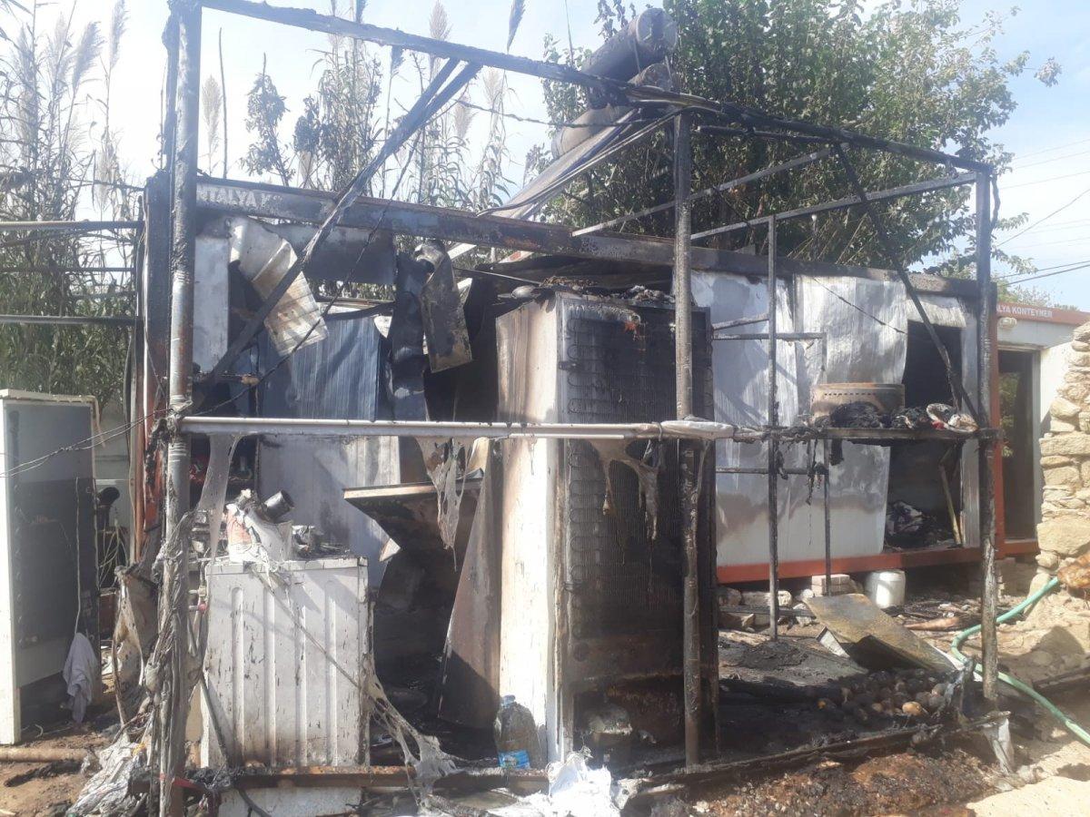 Antalya’da 6 aylık Suriyeli bebek yangında can verdi