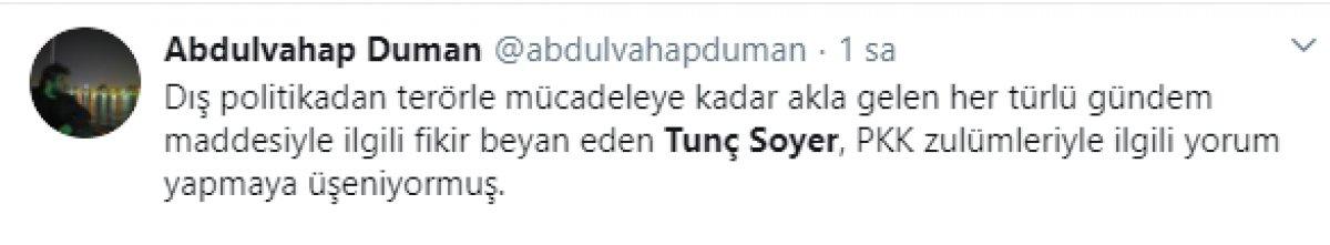 Tunç Soyer: PKK'yı kınasak ne olacak