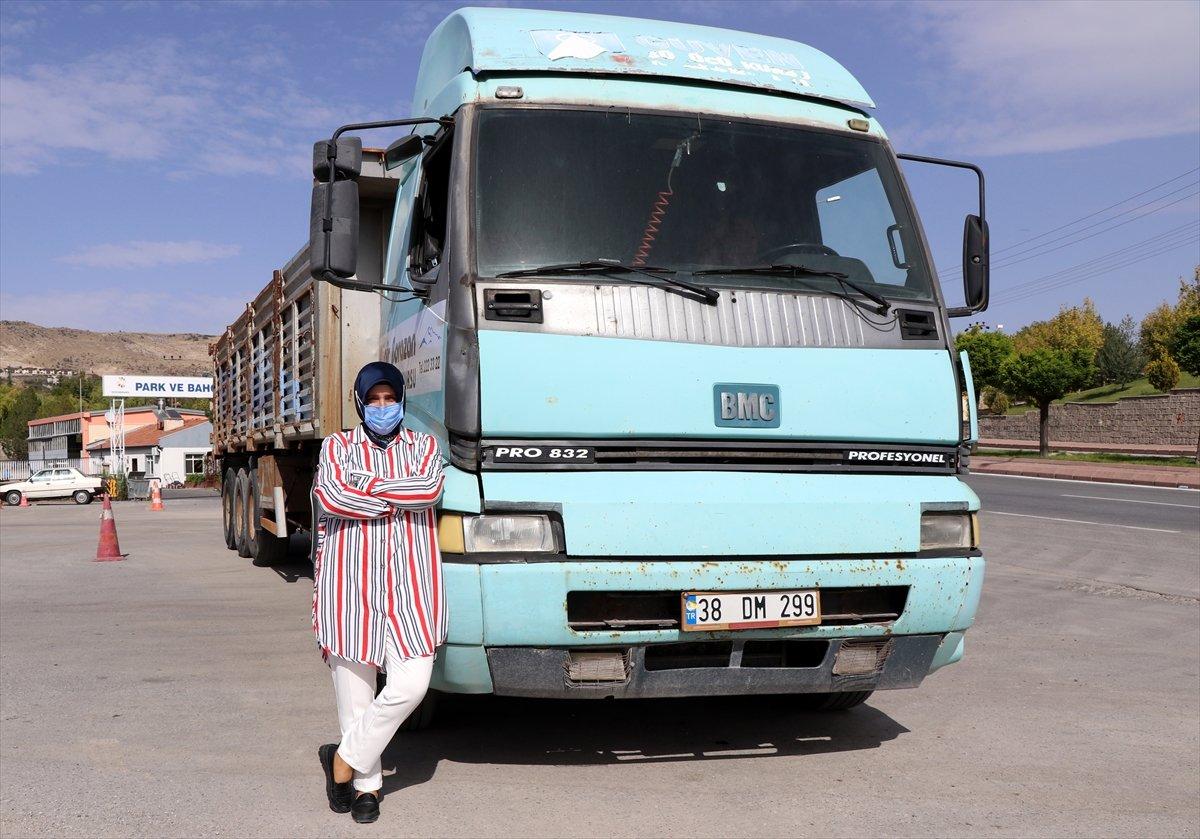 Kayseri'de ağır vasıta usta öğreticisinin azmi takdir topluyor