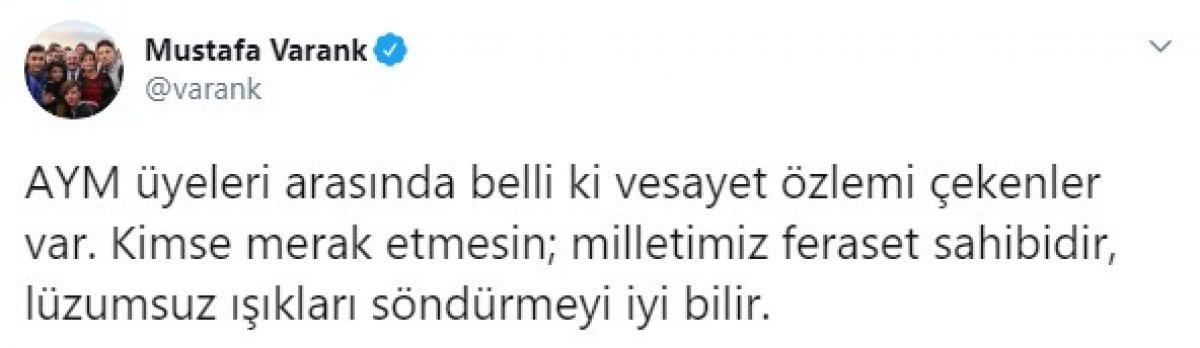 İçişleri Bakanlığı, AYM üyesi Engin Yıldırım'ın yaptığı paylaşıma tepki gösterdi