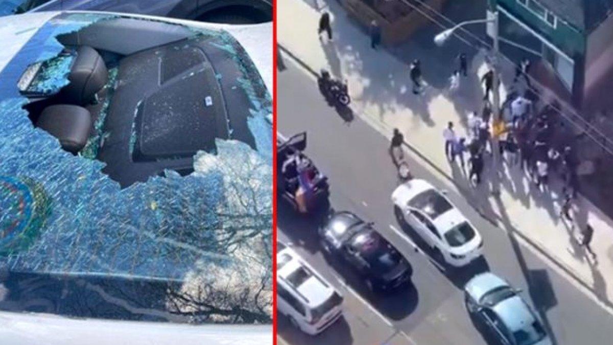 Kanada’da Ermeniler, Azerbaycan'a destek konvoyuna saldırdı