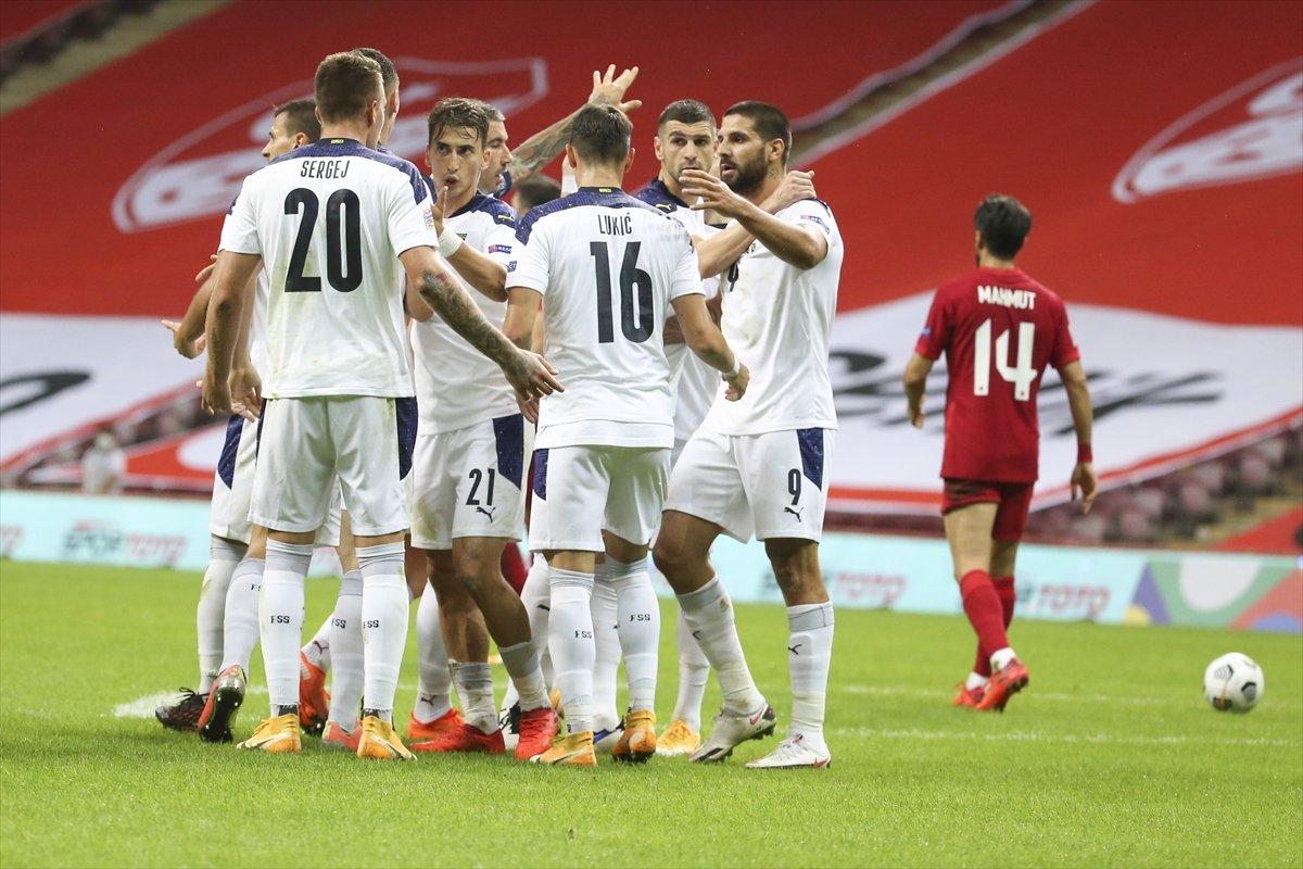 A Milli Takımımız, Sırbistan ile berabere kaldı