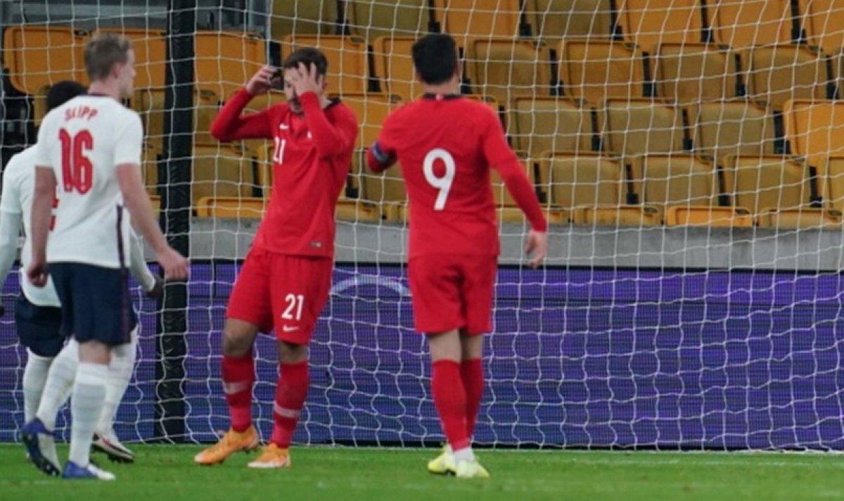 Ümit Milli Takım İngiltere'de kaybetti