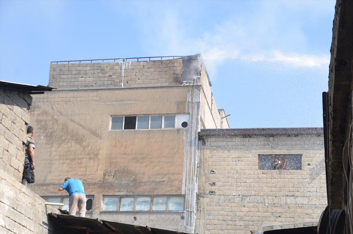 Kahramanmaraş'ta fabrikada yangın çıktı