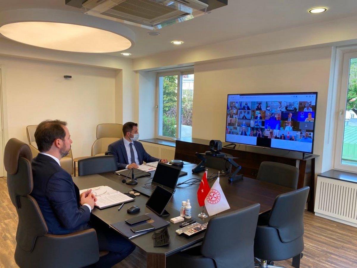 Hazine ve Maliye Bakanı Berat Albayrak'tan G-20 toplantısı paylaşımı