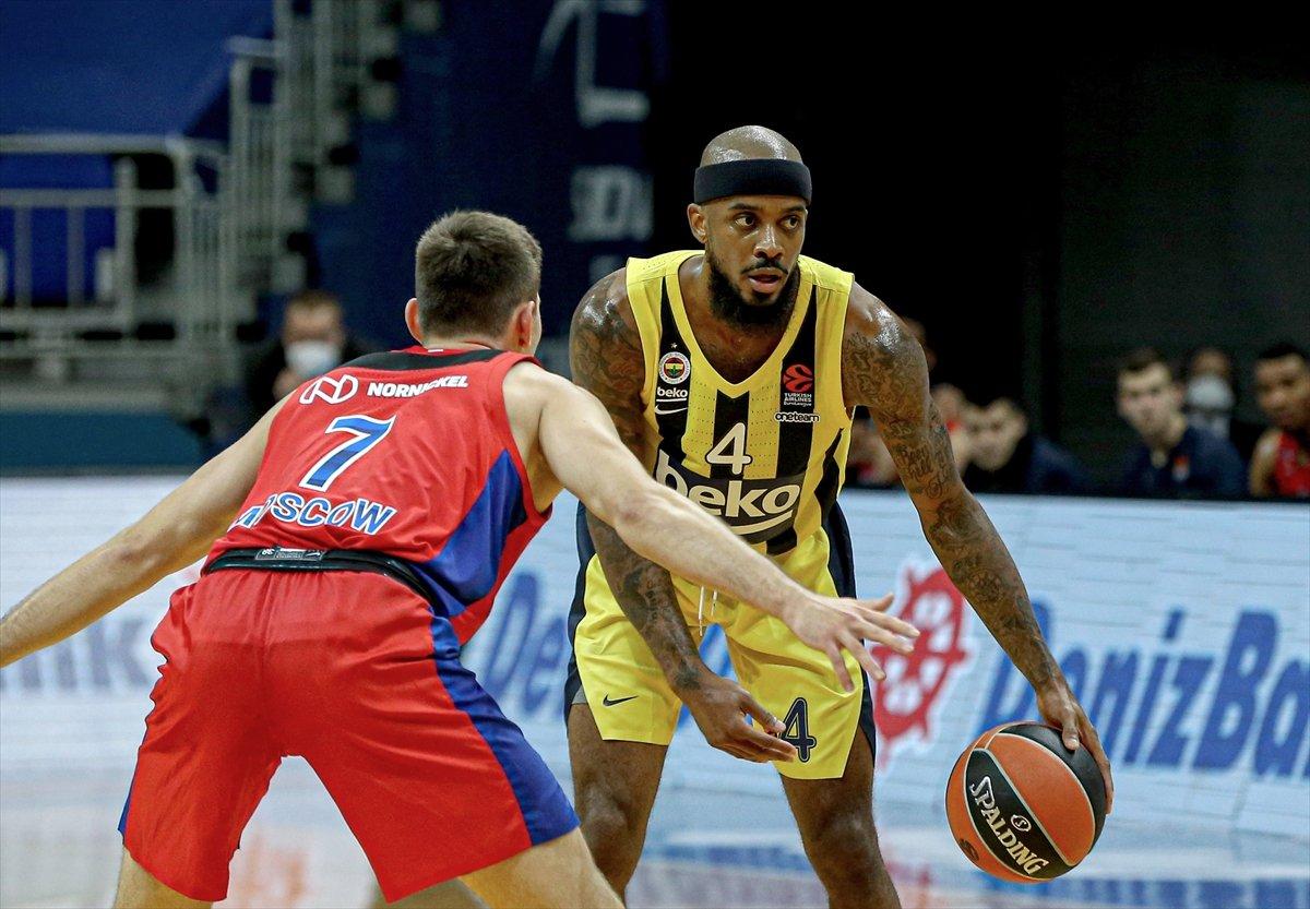 Fenerbahçe, THY Avrupa Ligi'nde CSK Moskova'ya uzatmalarda kaybetti