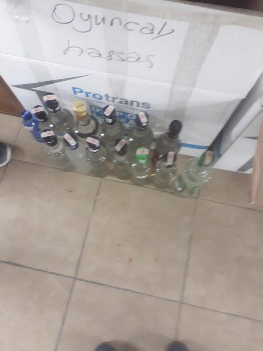 Ankara'da kaçak içki operasyonu: 147 litre alkol ele geçirildi