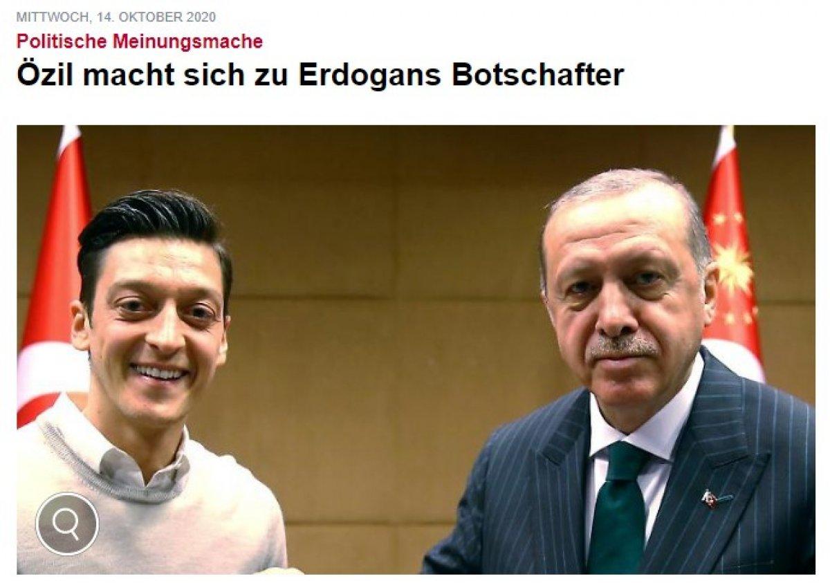 Mesut Özil’in Azerbaycan paylaşımı, Alman basınını rahatsız etti