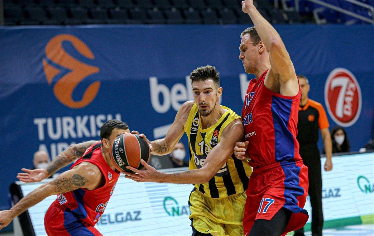 Fenerbahçe, THY Avrupa Ligi'nde CSK Moskova'ya uzatmalarda kaybetti