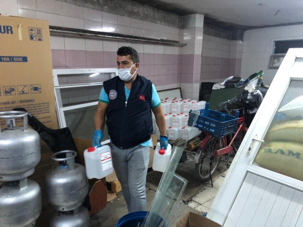 Mersin polisi 850 litre sahte etil alkol ele geçirdi