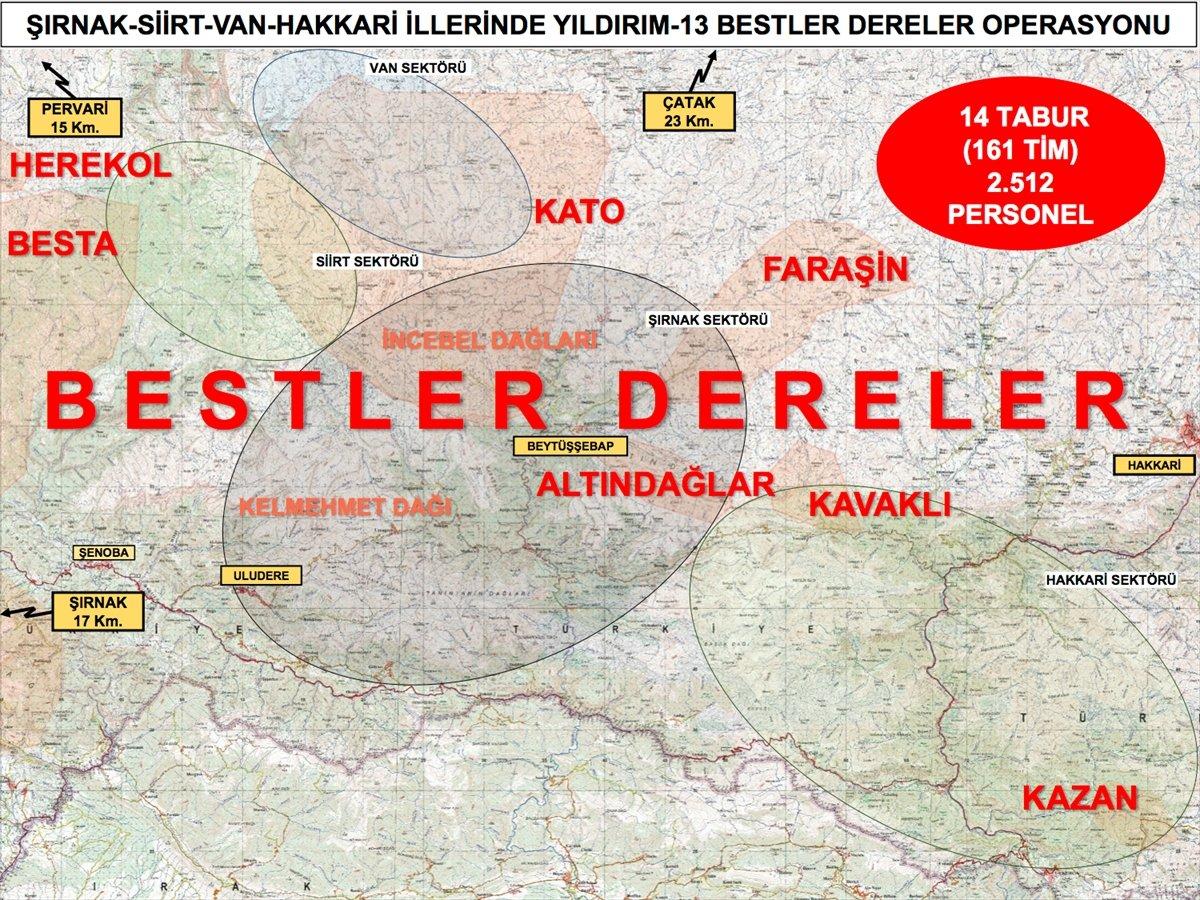 Yıldırım-13 Bestler Dereler Operasyonu başlatıldı