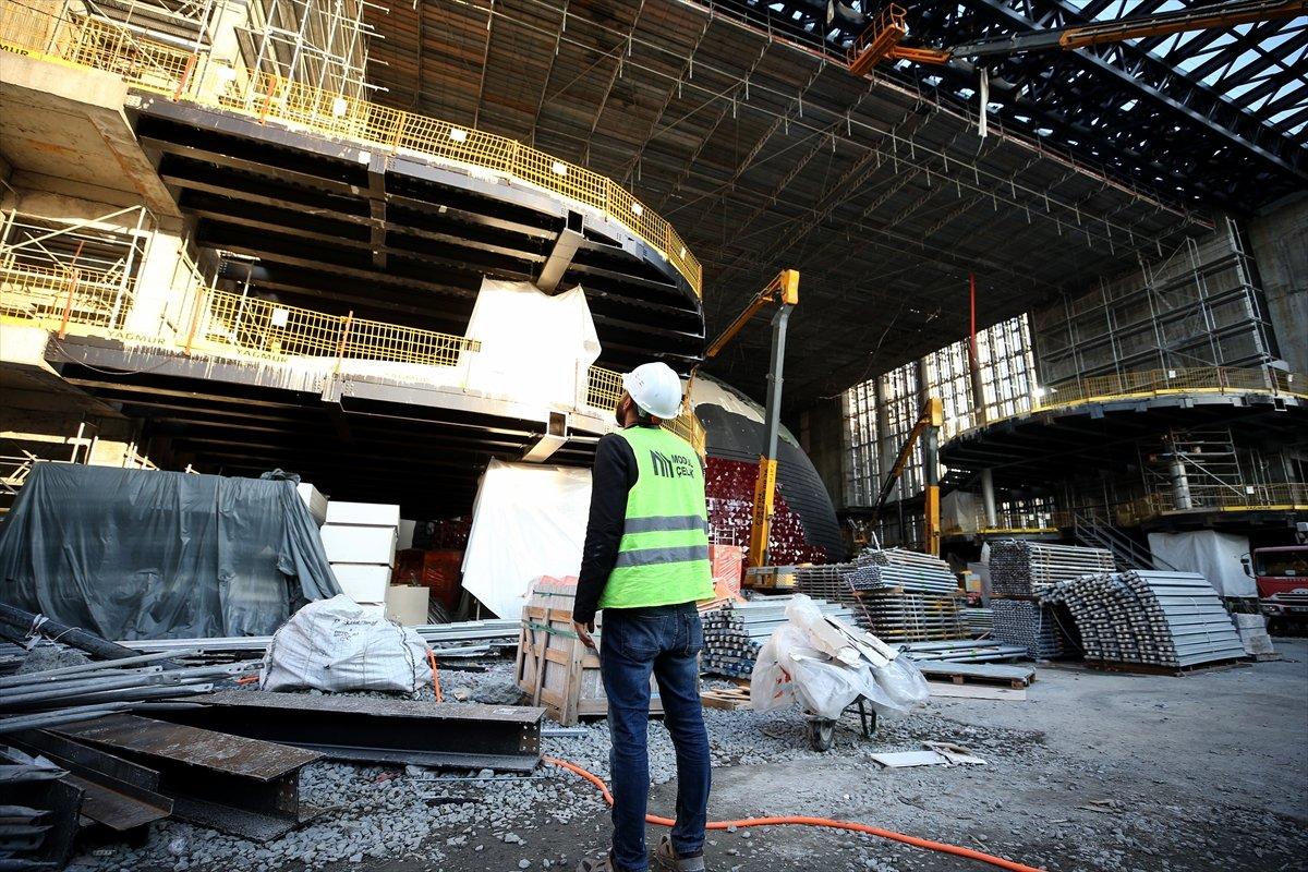 Atatürk Kültür Merkezi'nin inşaatının yüzde 70'i tamamlandı