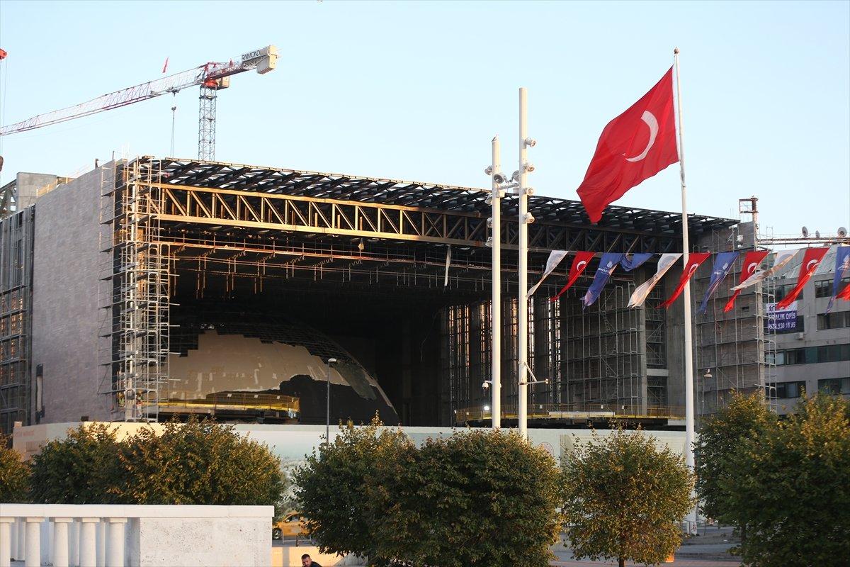 Atatürk Kültür Merkezi'nin inşaatının yüzde 70'i tamamlandı