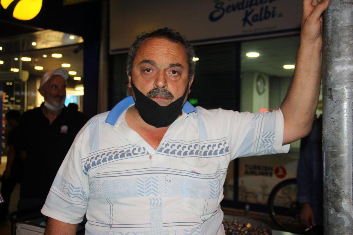 Rize'de rögardan çıkan şahıs, yağmur kanalında 1 kilometre yürüdü