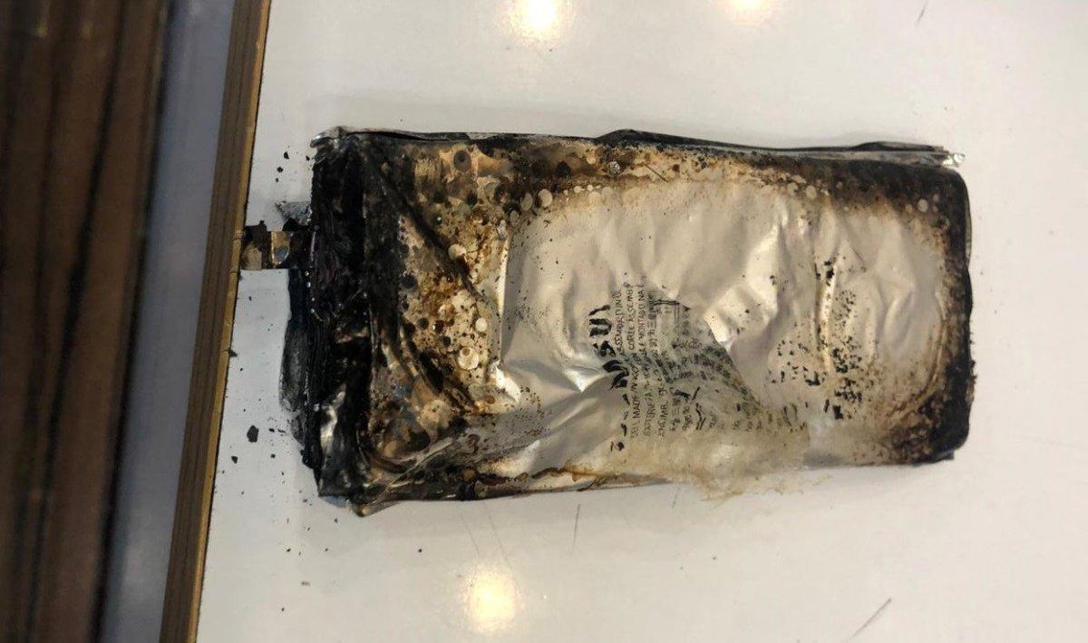 cep telefonu patlama